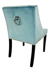 Krzesło / fotel ESTEPONA z taśmą i kołatką tkanina Toya-2771