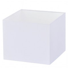 Abażur kwadrat POLLY biały 30cm
